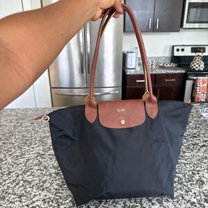 Stylish Black and Brown Tote Bag